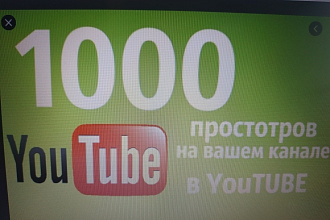 1000 реальных просмотров с гарантией