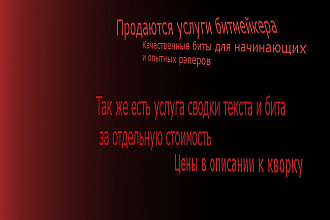 Напишу для Вас бит по Вашим предпочтениям
