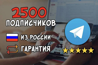 2500 подписчиков в телеграмм