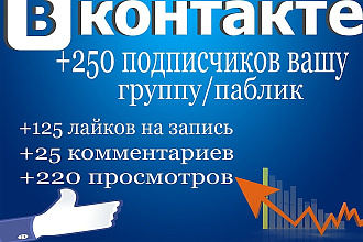 Пакет поднятия рейтинга группы или паблика ВКонтакте
