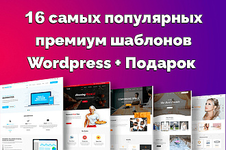 16 популярных премиум шаблонов Wordpress + Подарок