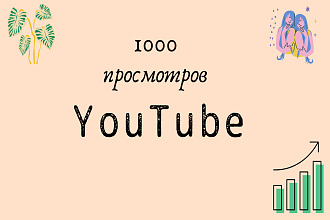 1000 эффективных просмотров на YouTube на максимальной скорости