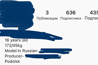 Делаю шапки профиля и описание под фотографиями