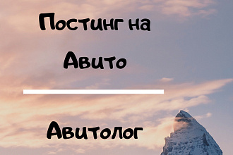 Авито постинг, массовый постинг, Авитолог