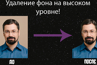 Удаление заднего фона на высшем уровне