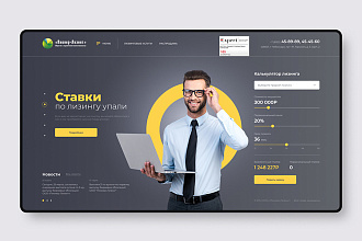 Создам уникальный дизайн страницы сайта. Веб дизайн