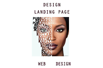 Разработаю уникальный и современный дизайн landing page