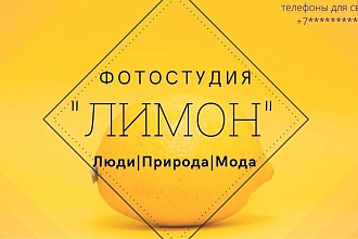 Пример работы Визитная карточка