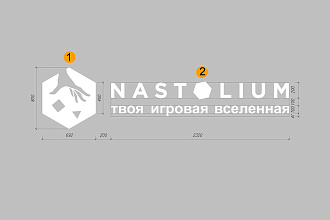 Макет вывески в векторе