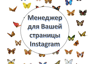 Контент менеджер для Вашего Instagram, цена стоит за месяц