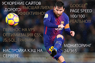 Ускорение загрузки любого сайта до 2... 4 сек. G PageSpeed 100 из 100