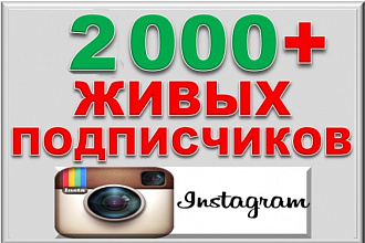 2000 подписчиков на профиль в Instagram