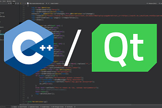 Программа на C++ c использованием Qt