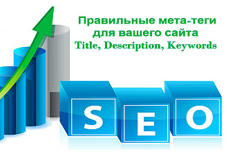 Пропишу Title, Description, Keywords, 5 страниц