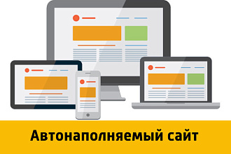 Автонаполняемый сайт