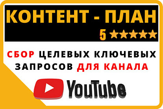 Сделаю контент-план для вашего Youtube канала. 48 заголовков к видео