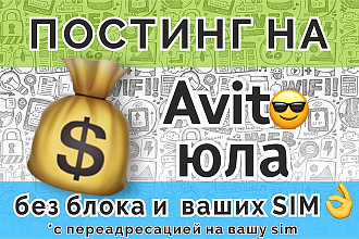 Постинг на Авито, все включено