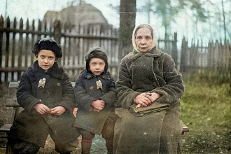 Реставрация старых черно-белых фото