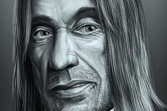 Нарисую портрет в Adobe Photoshop