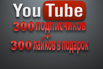 Активные-полуактивные подписчики на ваш Youtube канал