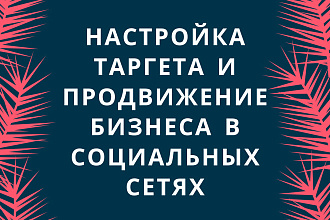 Настрою таргетированую рекламу