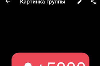 Продвижение от 1000 до 5000подписчиков лайки
