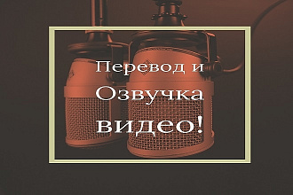 Переведу и озвучу видеоролик