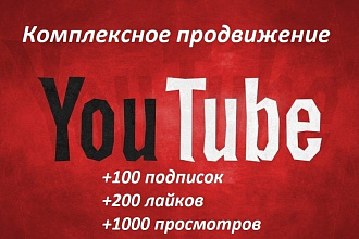 Комплексное продвижение Youtube канала