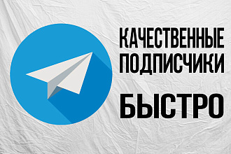 1000 подписчиков Телеграм