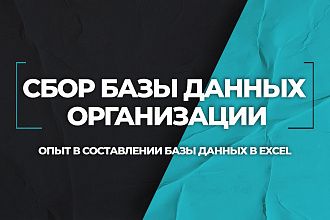 Сбор базы данных организации