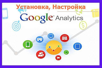 Установка Google Analytics, настройка целей, Search Console