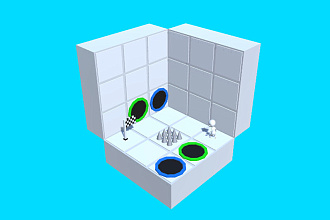 Portals - готовая игра на Unity