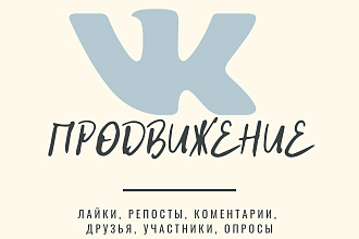 Продвижение аккаунтов в соц. сетях
