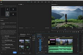 Монтаж, обработка в Adobe Premiere Pro