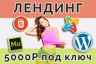 Привлекательный лендинг под ключ