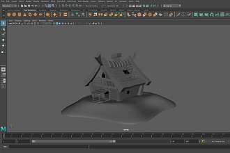 3D модель в maya. Моделирование