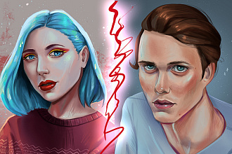 Рисую портреты