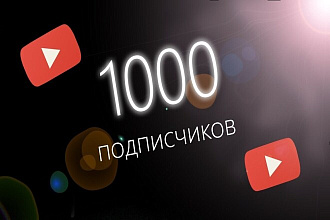 Добавляю 1000 живых подписчиков на Ютуб канал