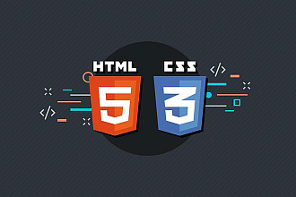 HTML CSS верстка из psd