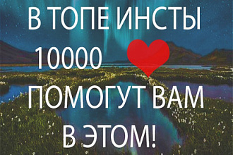 Лайки в инстаграм 10000