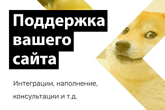 Обслуживание и поддержка вашего сайта
