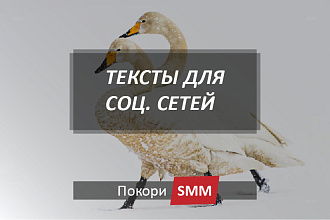 Ультра-продвигающие тексты для социальных сетей