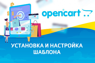Качественная установка и настройка шаблона-темы на CMS Opencart