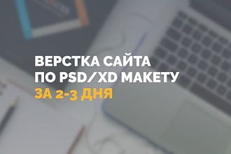 Современная, адаптивная верстка сайта Gulp, Node JS, Sass