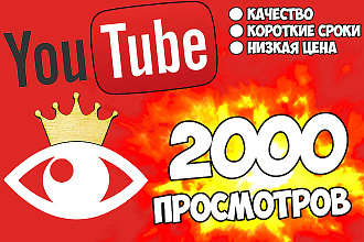 Сделаю +2000 просмотров на видео ролик