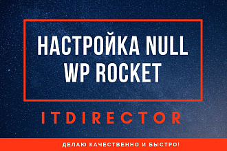 Установлю и настрою WP Rocket