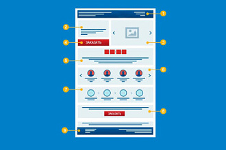 Разработка сайта - Продающий лендинг