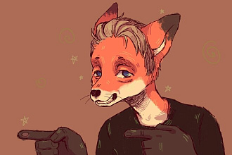 Портреты, Стикеры, Иллюстрации, Digital Art, Cartoon, Comic