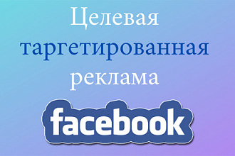 Таргетированная реклама в Facebook + рекламное видео в подарок