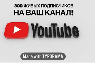 300 живых подписчиков на ваш канал